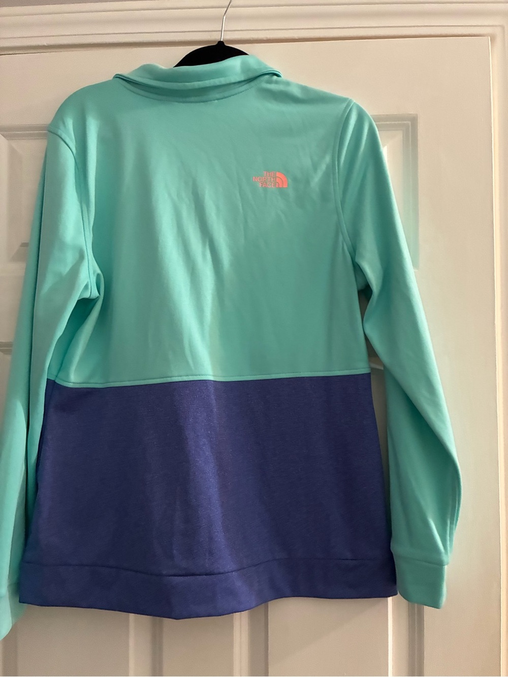 The North Face Mint Green & Purple Full-Zip Jacket with Coral Trim - Picture 4 of 5